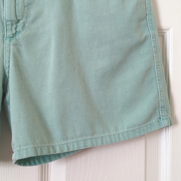 Joe's Jeans Classic Twill Cotton Low Waisted Relaxed Fit Shorts Aqua Blue 27 - Picture 10 of 13